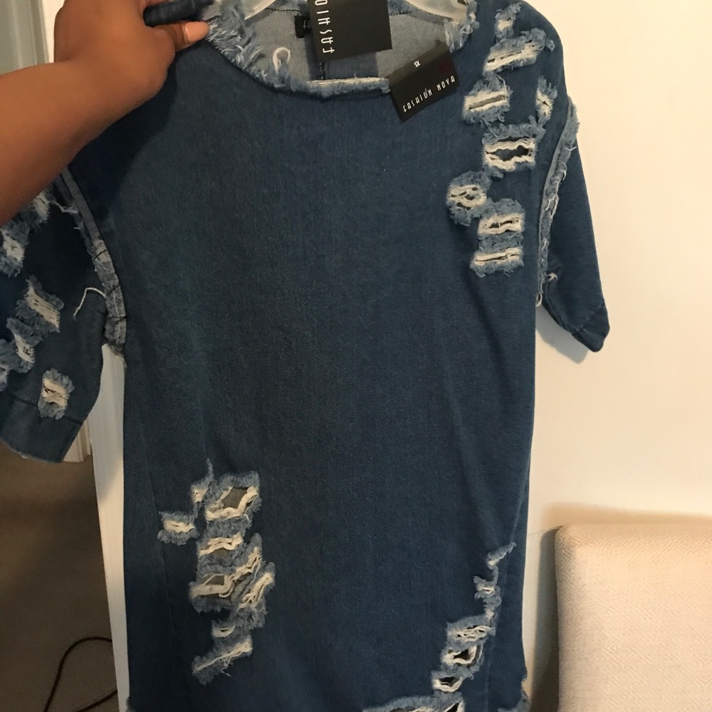 Fashionova Jean Dress